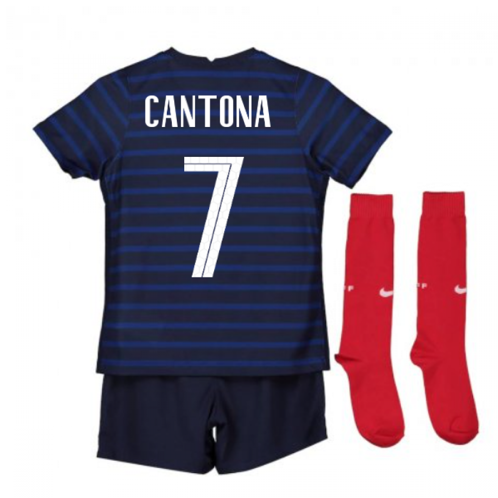 2020-2021 France Home Nike Mini Kit (CANTONA 7)