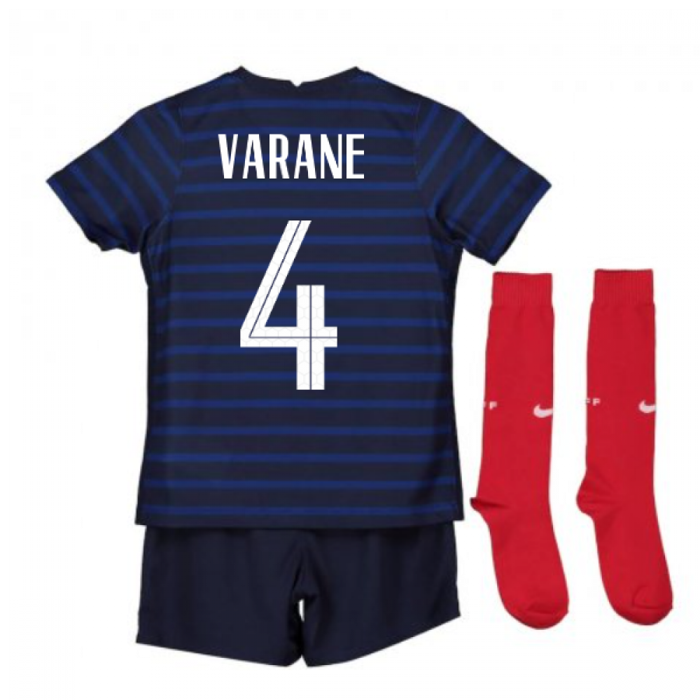2020-2021 France Home Nike Mini Kit (VARANE 4)