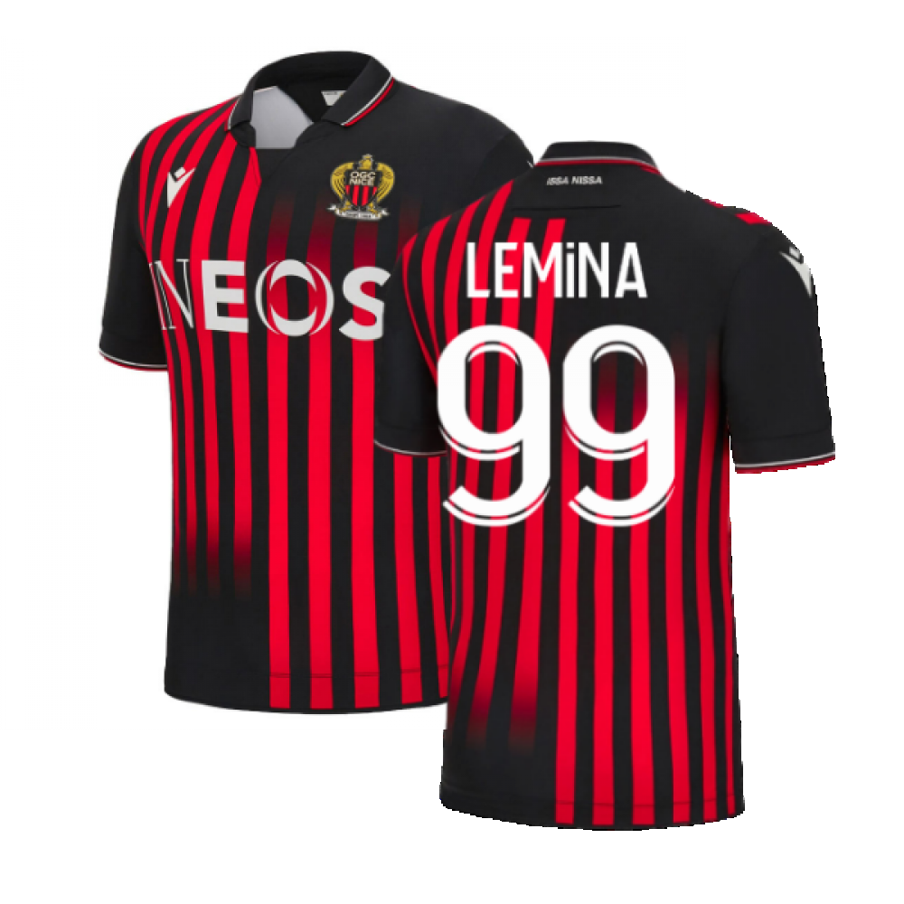 2022-2023 OGC Nice Home Shirt (LEMINA 99)_0