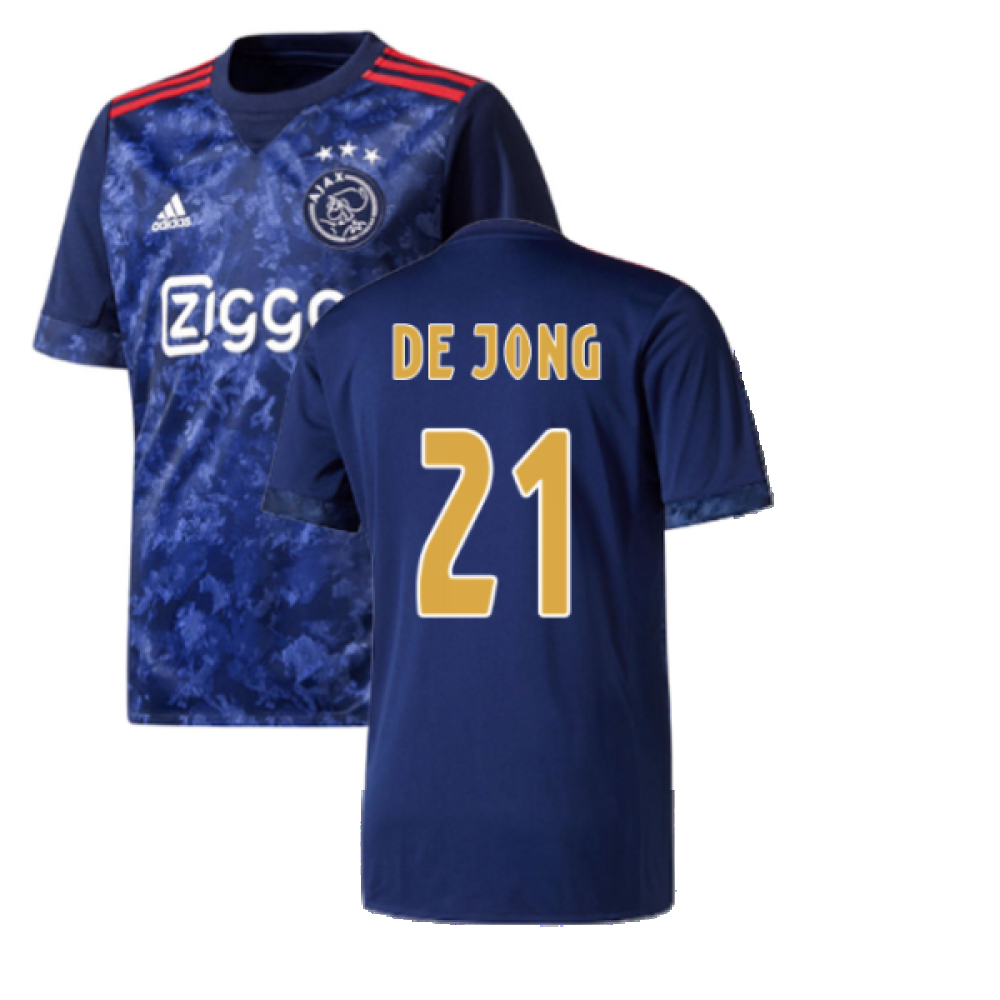 Ajax 2017-18 Away Shirt ((Excellent) S) (De Jong 21)