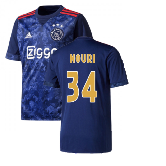 Ajax 2017-18 Away Shirt ((Excellent) S) (Nouri 34)