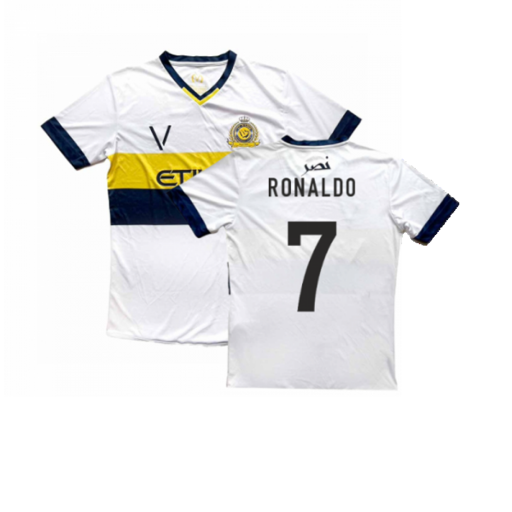 Al Nassr 2018-19 Away Shirt ((Excellent) S) (Ronaldo 7)_0