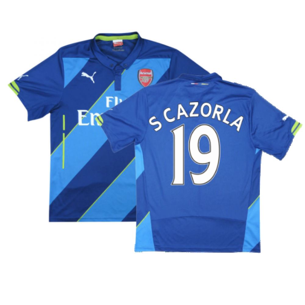 Arsenal 2014-15 Third Shirt ((Very Good) XL) (S Cazorla 19)_0