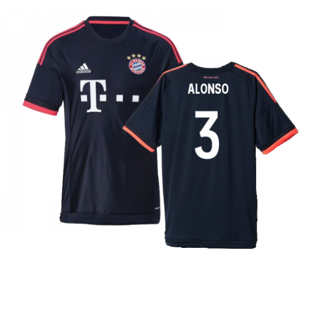 Bayern Munich 2015-16 Third Shirt ((Excellent) S) (Alonso 3)
