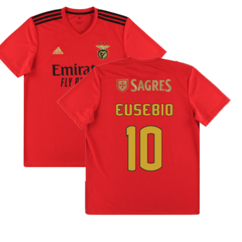 Benfica 2020-21 Home Shirt ((Excellent) L) (EUSEBIO 10)_0