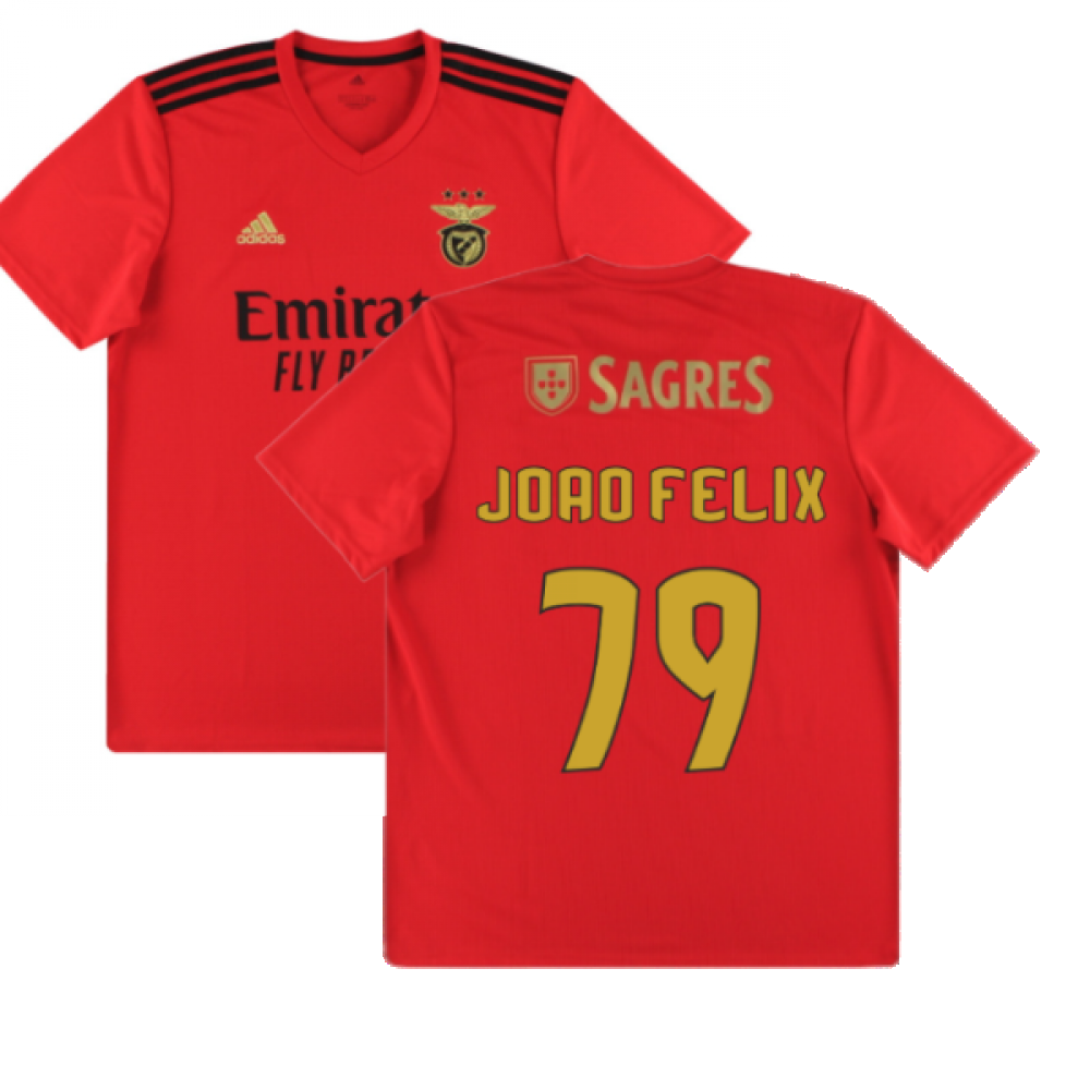 Benfica 2020-21 Home Shirt ((Excellent) L) (Joao Felix 79)_0
