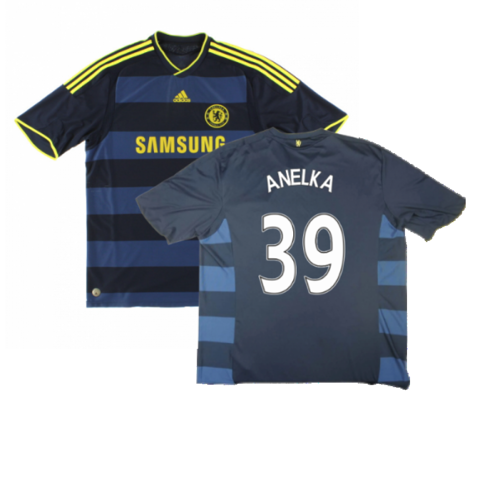 Chelsea 2009-10 Away Shirt ((Very Good) L) (Anelka 39)