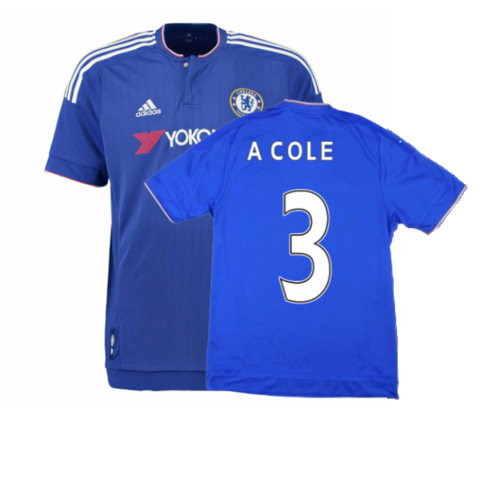 Chelsea 2015-16 Home Shirt ((Very Good) L) (A.COLE 3)