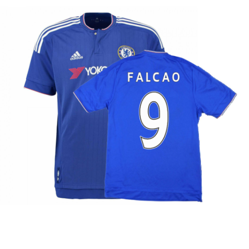 Chelsea 2015-16 Home Shirt ((Very Good) L) (Falcao 9)