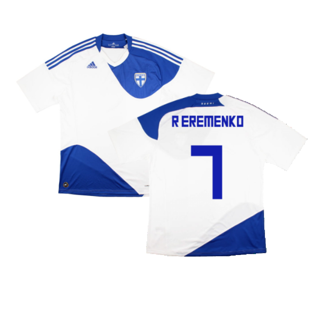 Finland 2010-11 Home Shirt ((Excellent) XL) (R EREMENKO 7)
