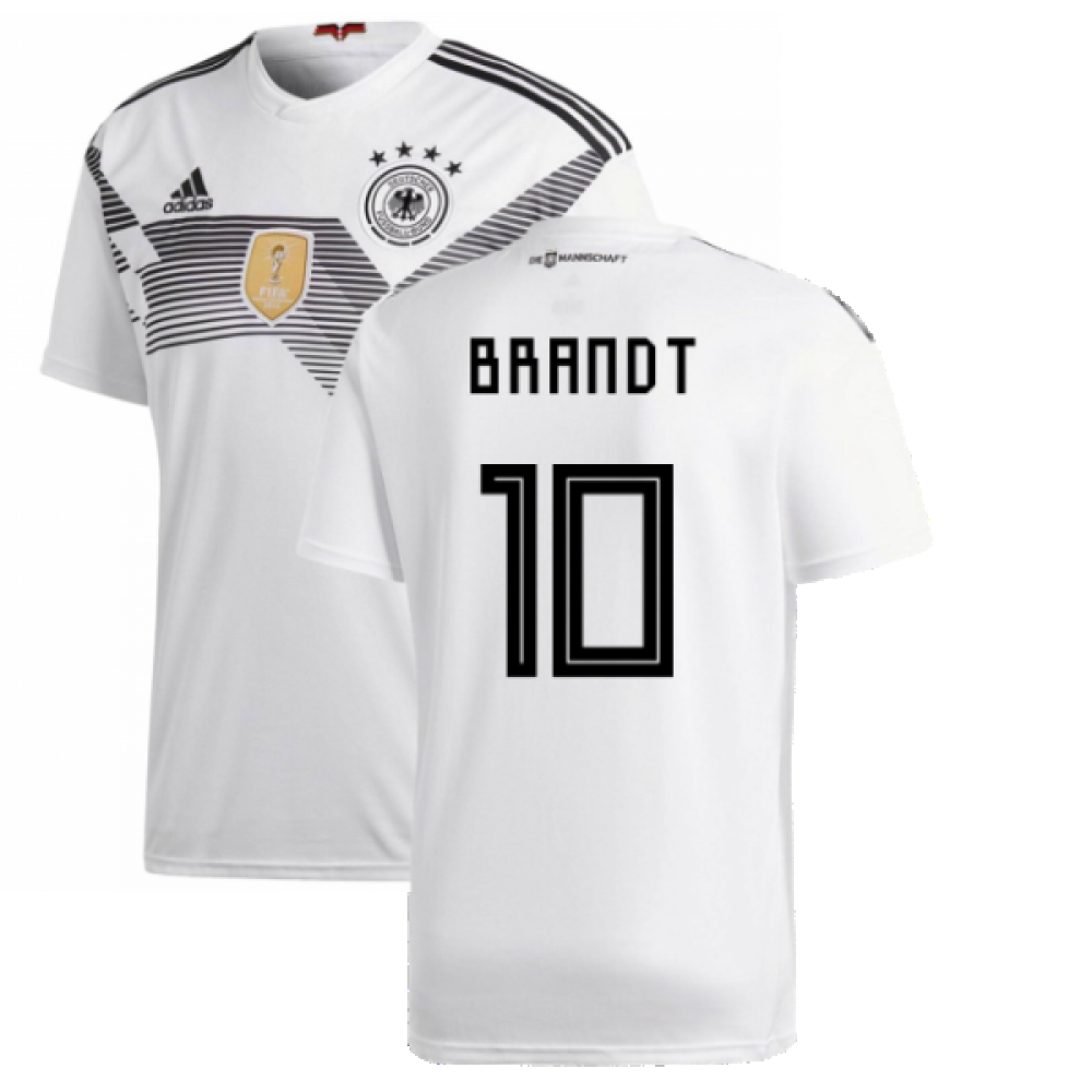 Germany 2018-19 Home Shirt ((Excellent) L) (Brandt 10)