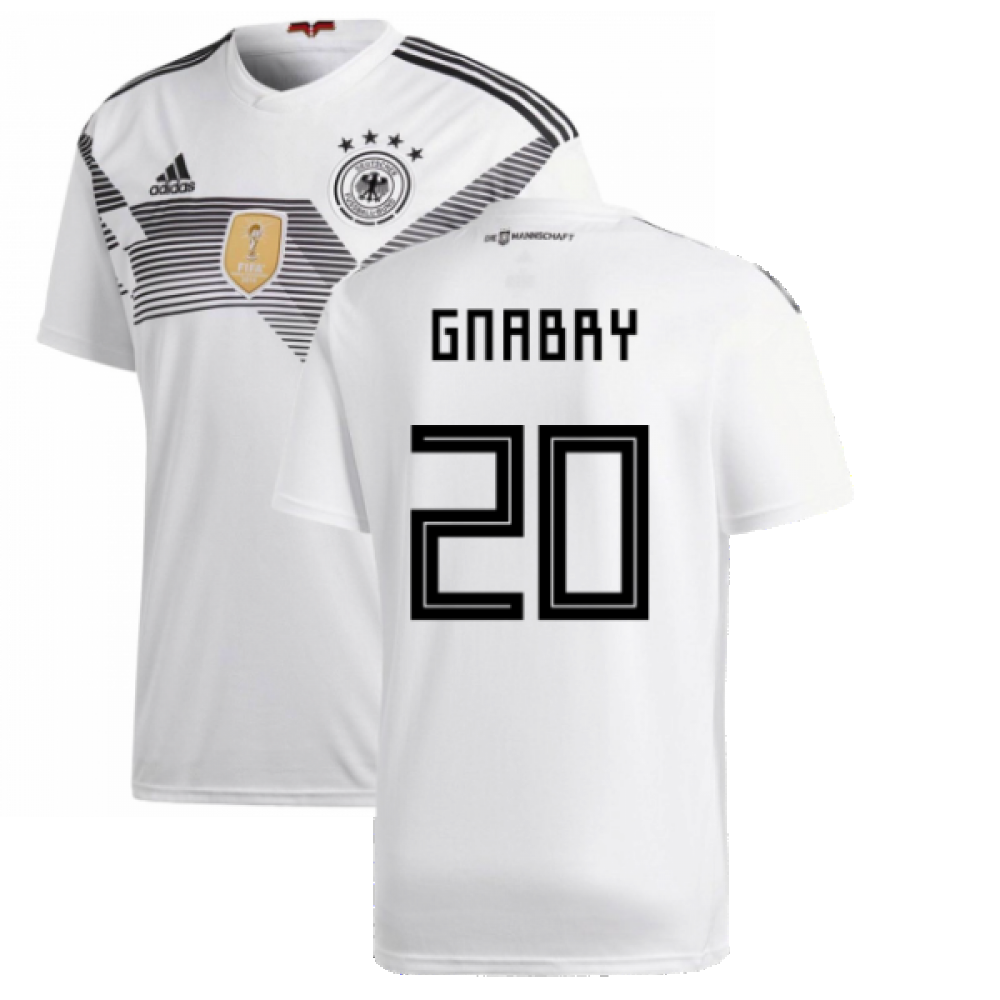 Germany 2018-19 Home Shirt ((Excellent) L) (Gnabry 20)