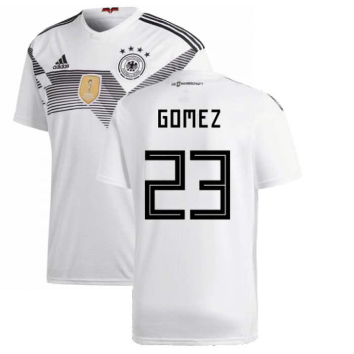 Germany 2018-19 Home Shirt ((Excellent) L) (Gomez 23)