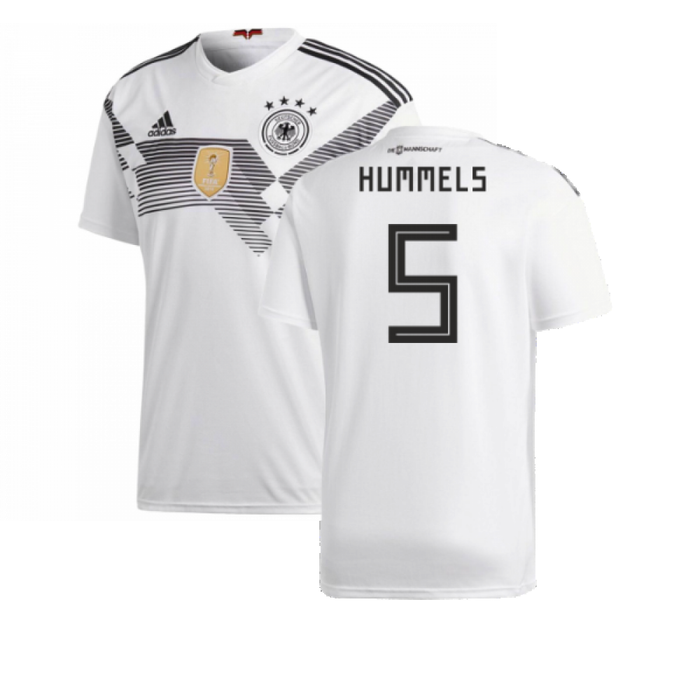 Germany 2018-19 Home Shirt ((Very Good) XL) (Hummels 5)