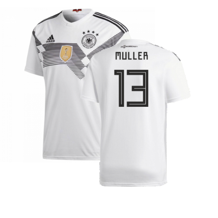 Germany 2018-19 Home Shirt ((Very Good) XL) (Muller 13)