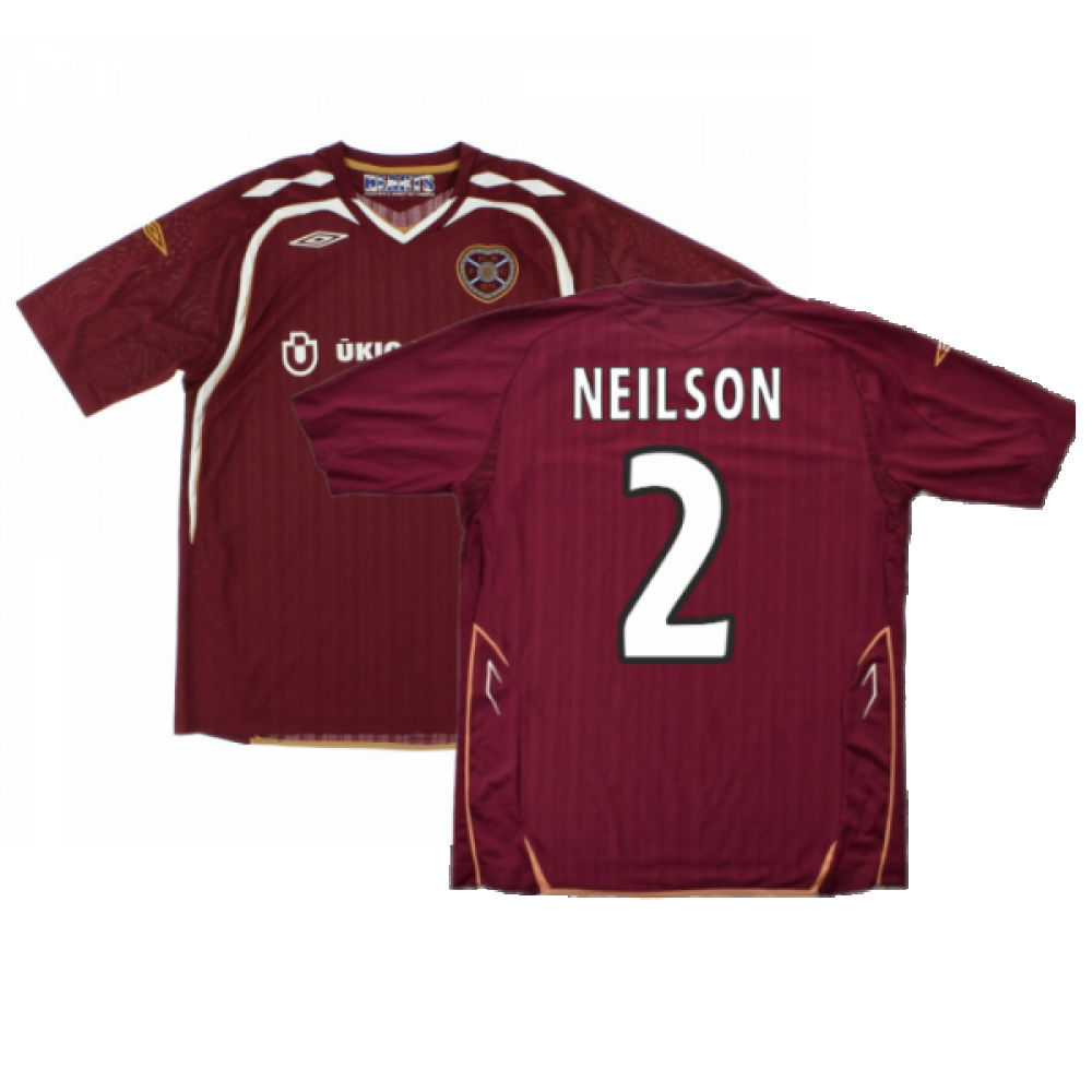 Hearts 2007-08 Home Shirt ((Very Good) M) (Neilson 2)_0