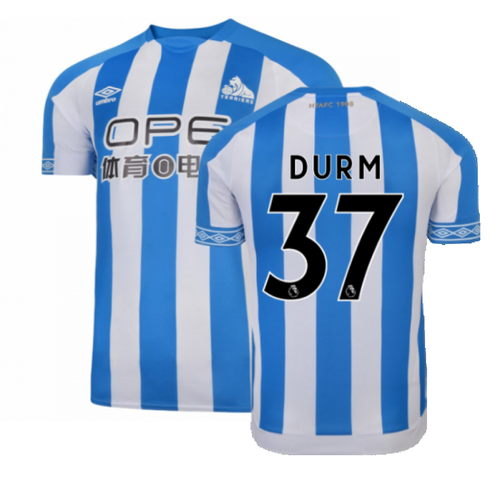 Huddersfield 2018-19 Home Shirt ((Excellent) M) (Durm 37)_0