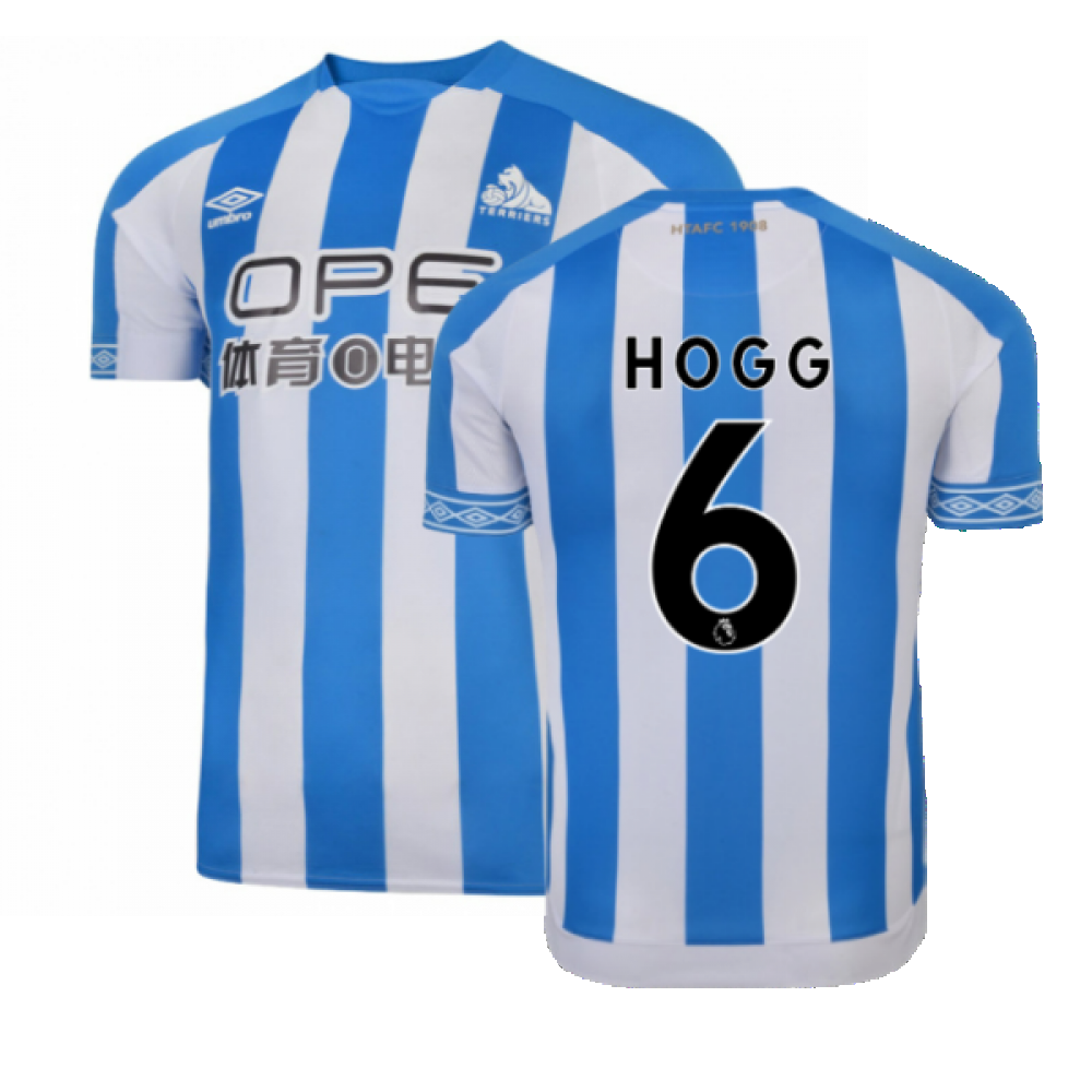 Huddersfield 2018-19 Home Shirt ((Excellent) M) (Hogg 6)_0