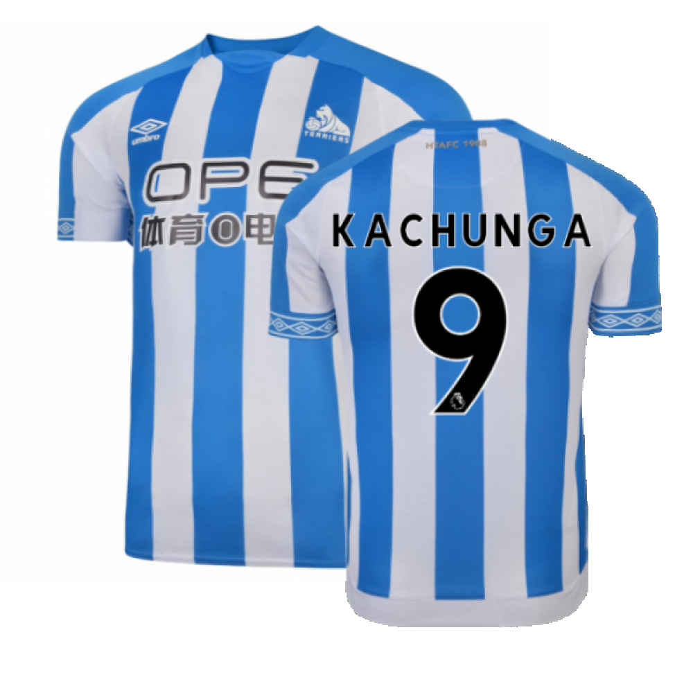 Huddersfield 2018-19 Home Shirt ((Excellent) M) (Kachunga 9)_0