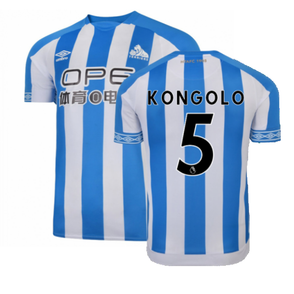 Huddersfield 2018-19 Home Shirt ((Excellent) M) (Kongolo 5)_0