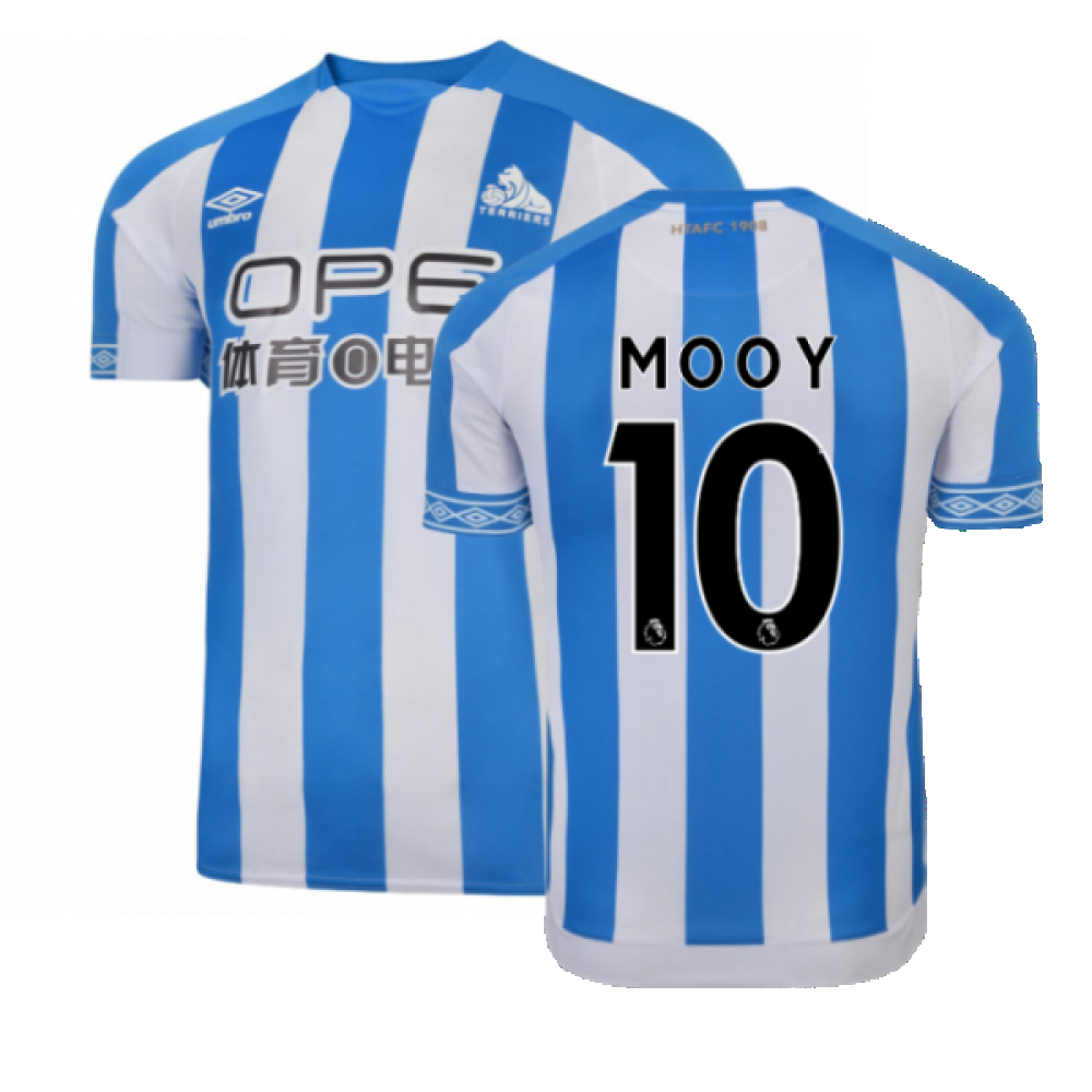 Huddersfield 2018-19 Home Shirt ((Excellent) M) (Mooy 10)_0