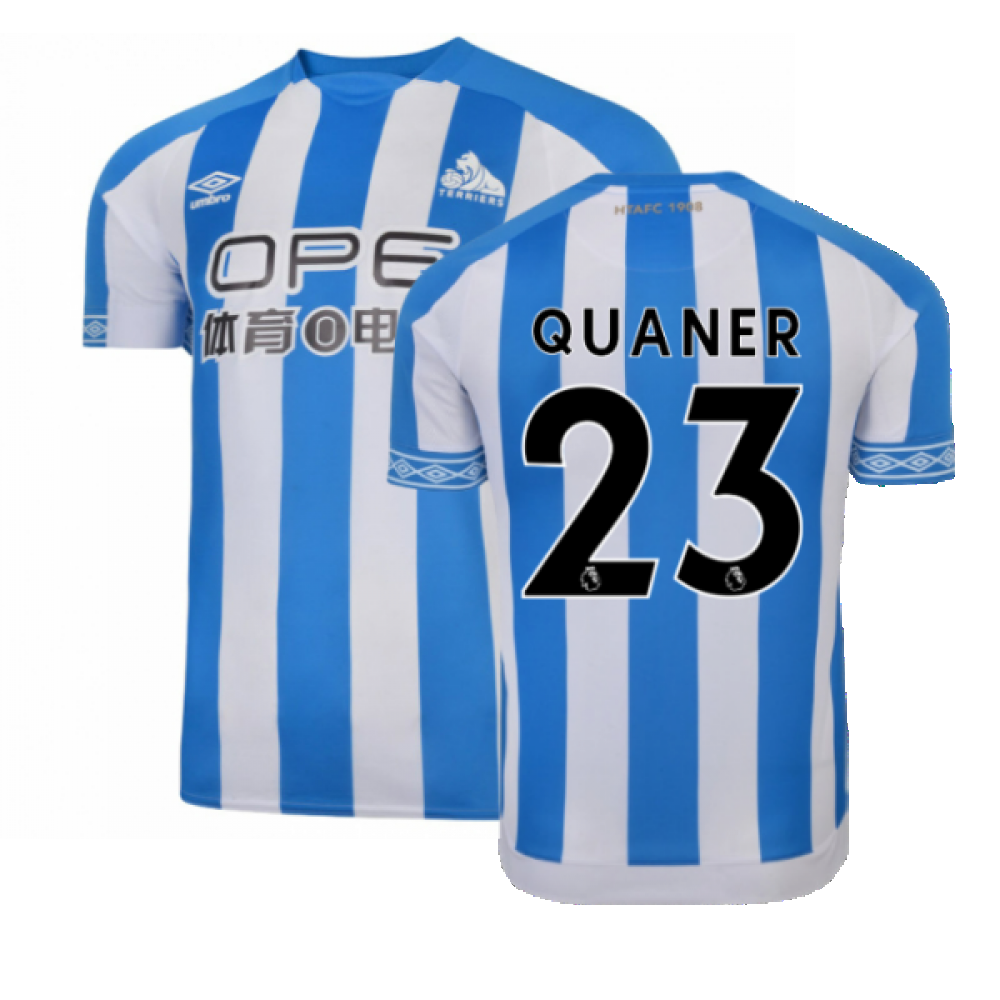 Huddersfield 2018-19 Home Shirt ((Excellent) M) (Quaner 23)_0