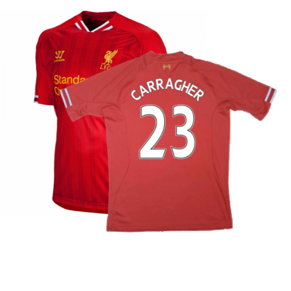 Liverpool 2013-14 Home Shirt ((Excellent) M) (CARRAGHER 23)_0