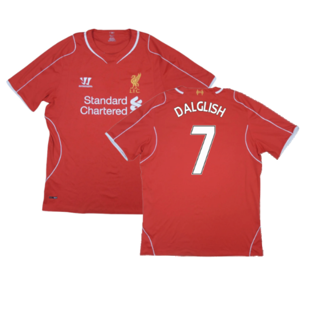 Liverpool 2014-15 Home Shirt ((Good) XL) (DALGLISH 7)_0