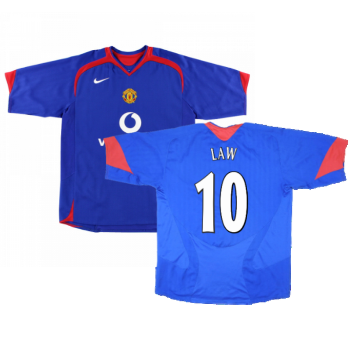 Manchester United 2005-06 Away Shirt ((Good) XL) (LAW 10)_0