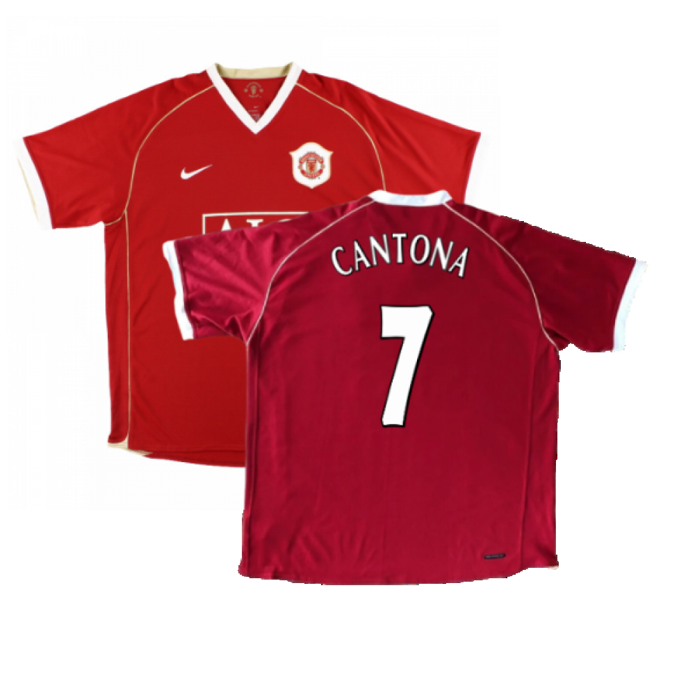 Manchester United 2006-07 Home Shirt ((Very Good) M) (CANTONA 7)