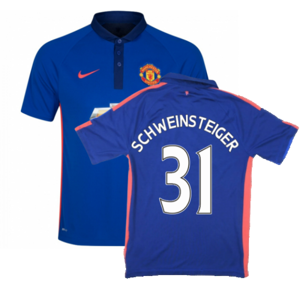 Manchester United 2014-15 Third Shirt ((Very Good) L) (Schweinsteiger 31)