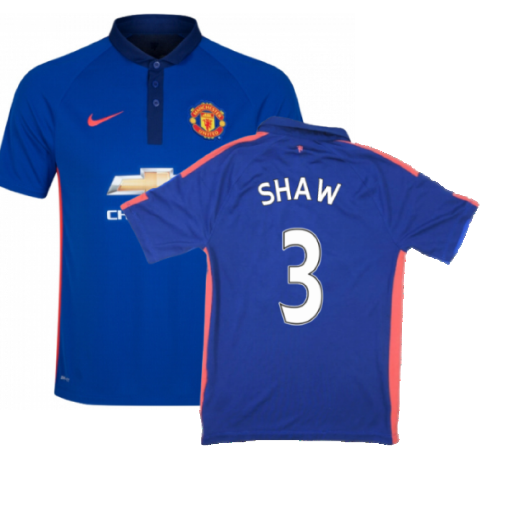 Manchester United 2014-15 Third Shirt ((Very Good) M) (Shaw 3)