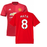 Manchester United 2016-17 Home Shirt ((Fair) M) (Mata 8)