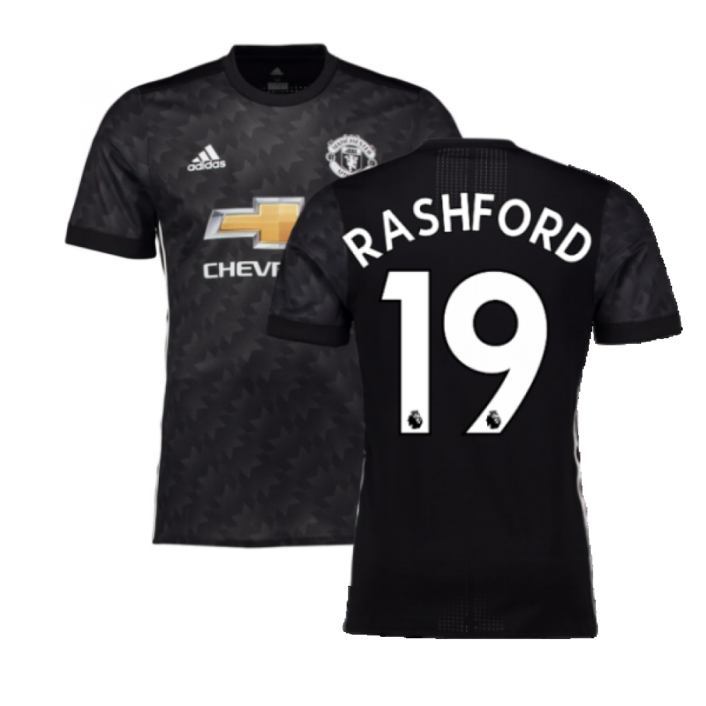 Manchester United 2017-18 Adizero Away Shirt ((Mint) S) (Rashford 19)