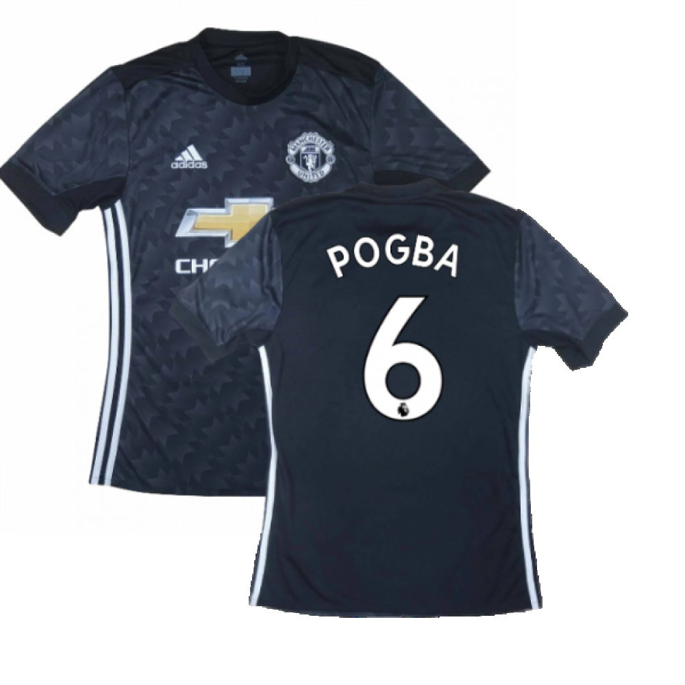 Manchester United 2017-18 Away Shirt ((Excellent) M) (Pogba 6)