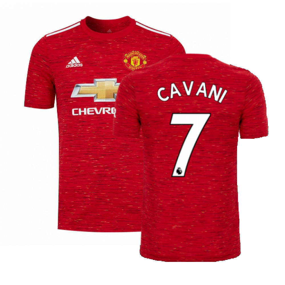 Manchester United 2020-21 Home Shirt ((Excellent) S) (Cavani 7)