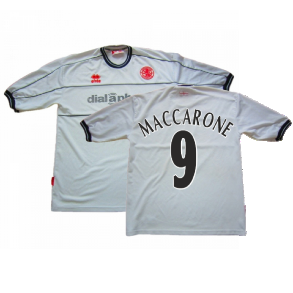 Middlesbrough 2002-03 Away Shirt ((Excellent) XL) (Maccarone 9)_0