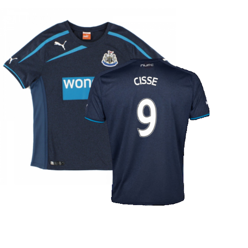 Newcastle United 2013-14 Away Shirt ((Excellent) 3XL) (Cisse 9)_0