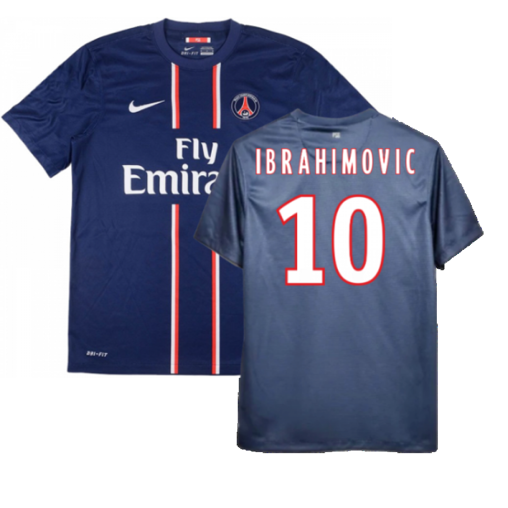 PSG 2012 13 Home Shirt Good XL IBRAHIMOVIC 10 Soccer Clasico