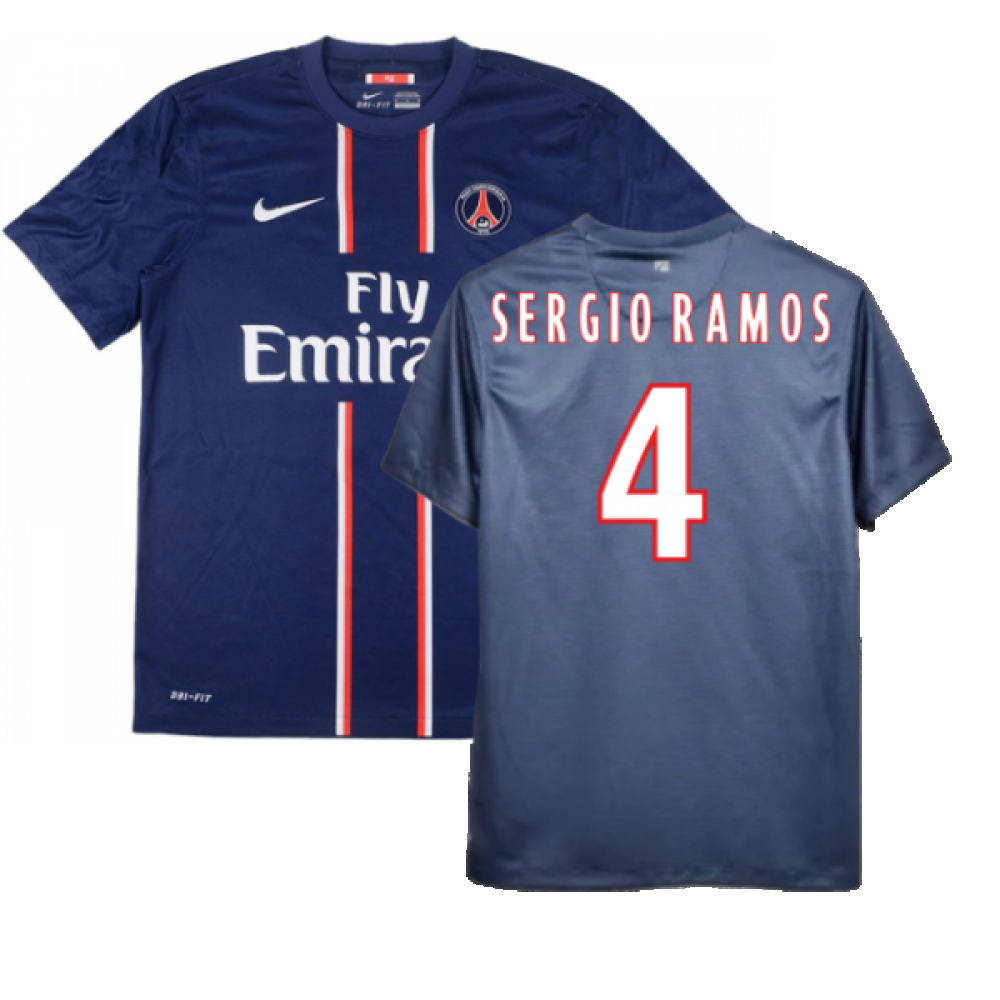 PSG 2012-13 Home Shirt ((Good) XL) (SERGIO RAMOS 4)_0