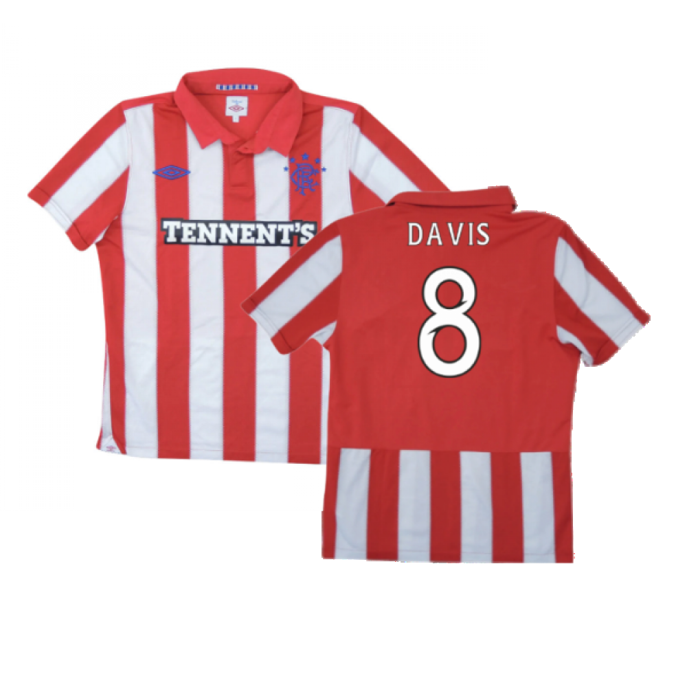 Rangers 2010-11 Away Shirt ((Very Good) S) (Davis 8)_0
