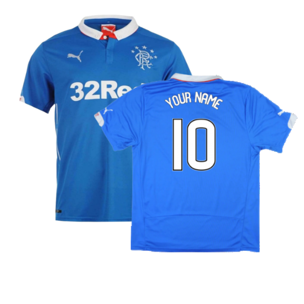 Rangers 2014-15 Home Shirt ((Excellent) L) (Your Name)_0