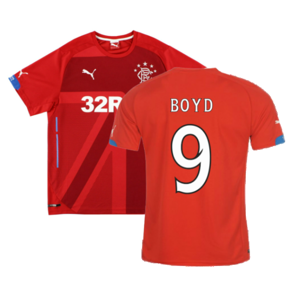 Rangers 2014-15 Third Shirt ((Excellent) XXL) (Boyd 9)_0