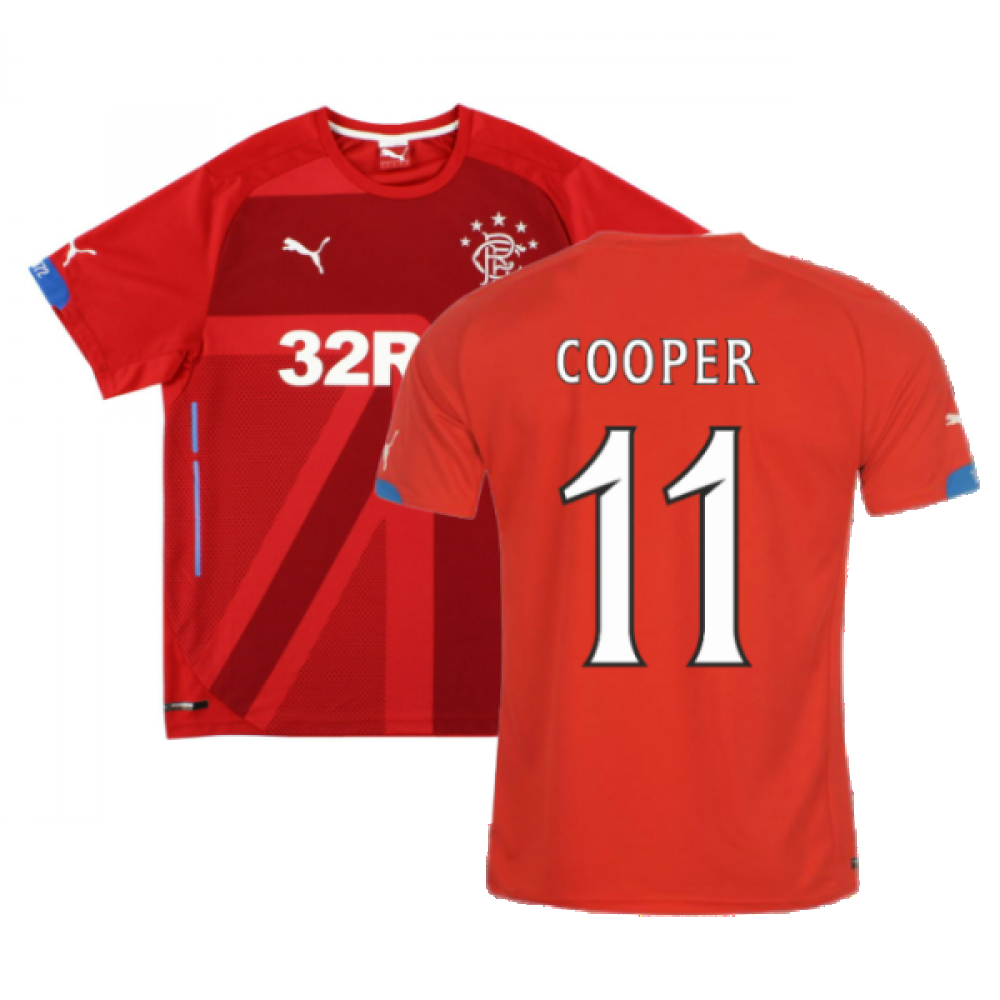 Rangers 2014-15 Third Shirt ((Excellent) XXL) (COOPER 11)_0