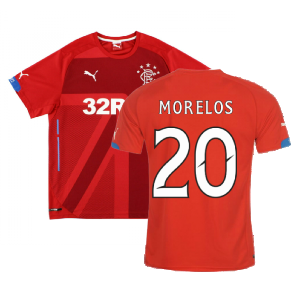 Rangers 2014-15 Third Shirt ((Excellent) XXL) (MORELOS 20)_0