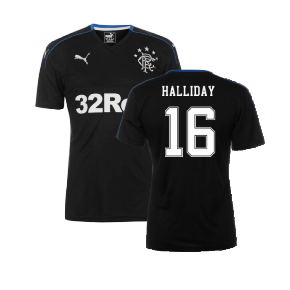 Rangers 2017-18 Third Shirt ((Good) L) (Halliday 16)_0