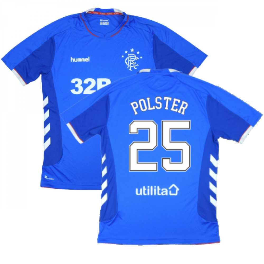 Rangers 2018-19 Home Shirt ((Excellent) L) (Polster 25)_0