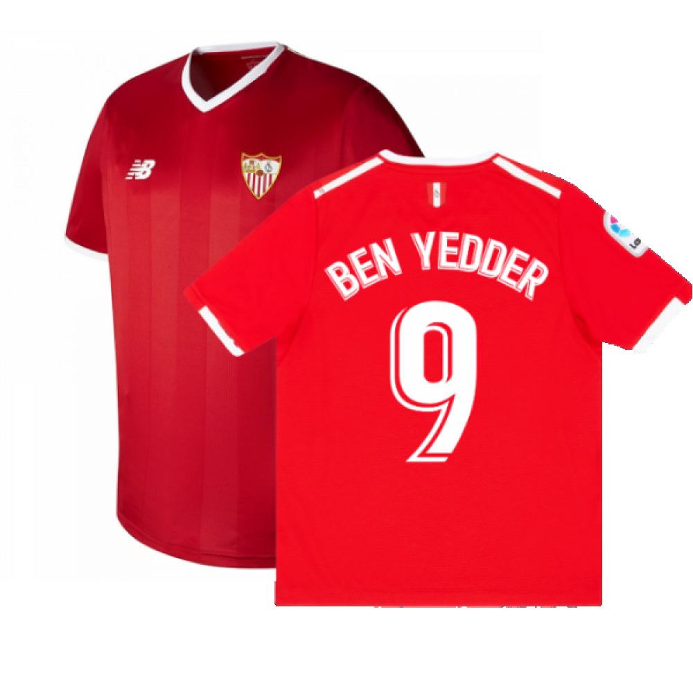 Sevilla 2017-18 Away Shirt ((Excellent) L) (BEN YEDDER 9)_0