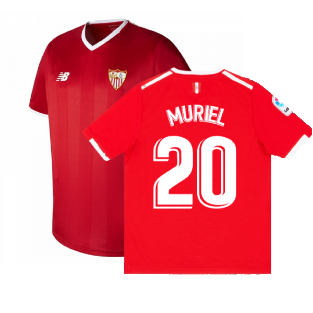 Sevilla 2017-18 Away Shirt ((Excellent) L) (Muriel 20)_0