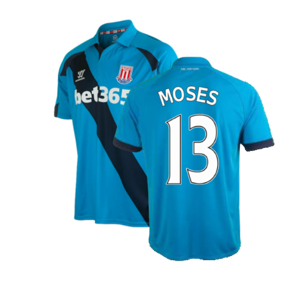 Stoke City 2014-15 Away Shirt ((Excellent) S) (MOSES 13)_0